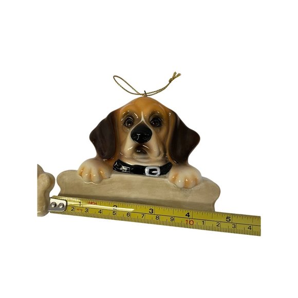 Big Sky Canine Personalized Blank Ceramic Dog Retriever Beagle Ornaments Christm - Picture 5 of 7